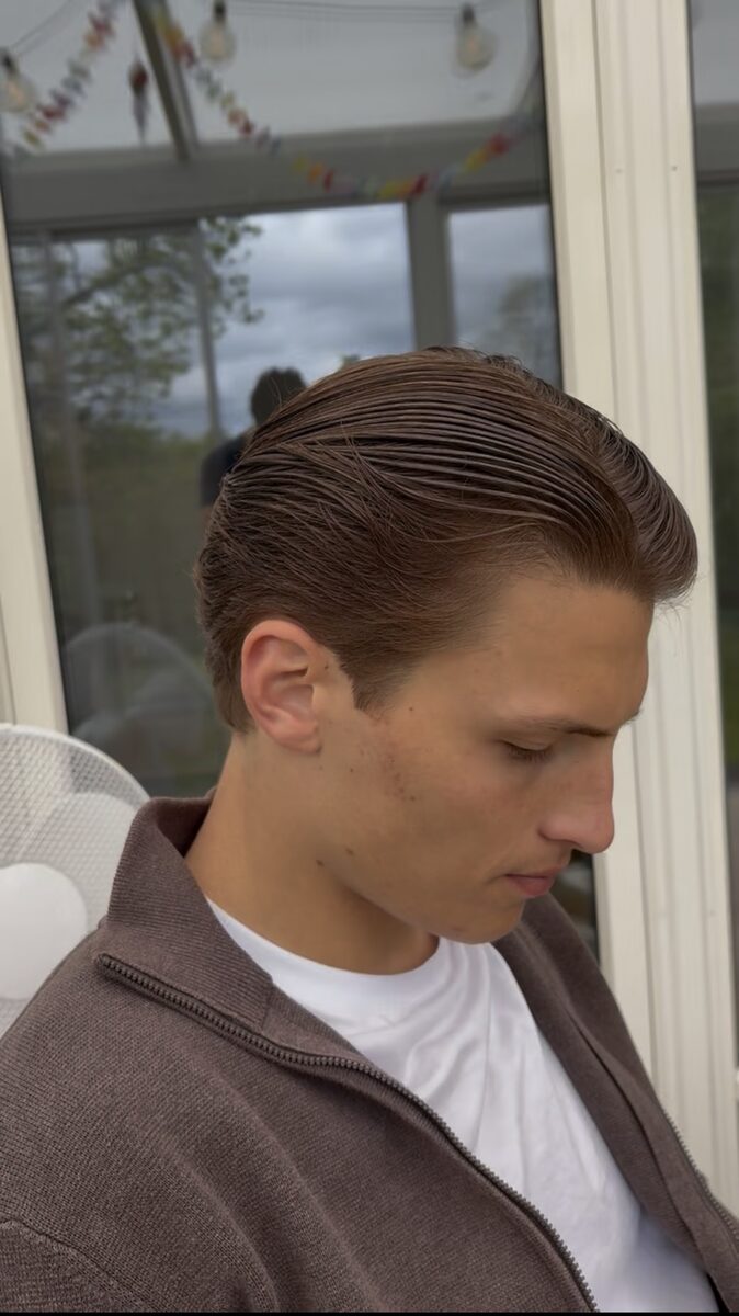 Middle part klippning